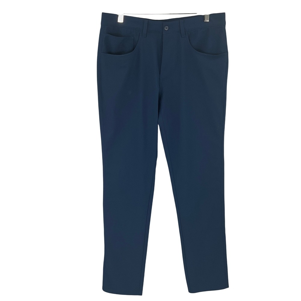 FJ FootJoy Men's Golf‎ Pants Size 34/31 Navy Blue Performance Lightweight